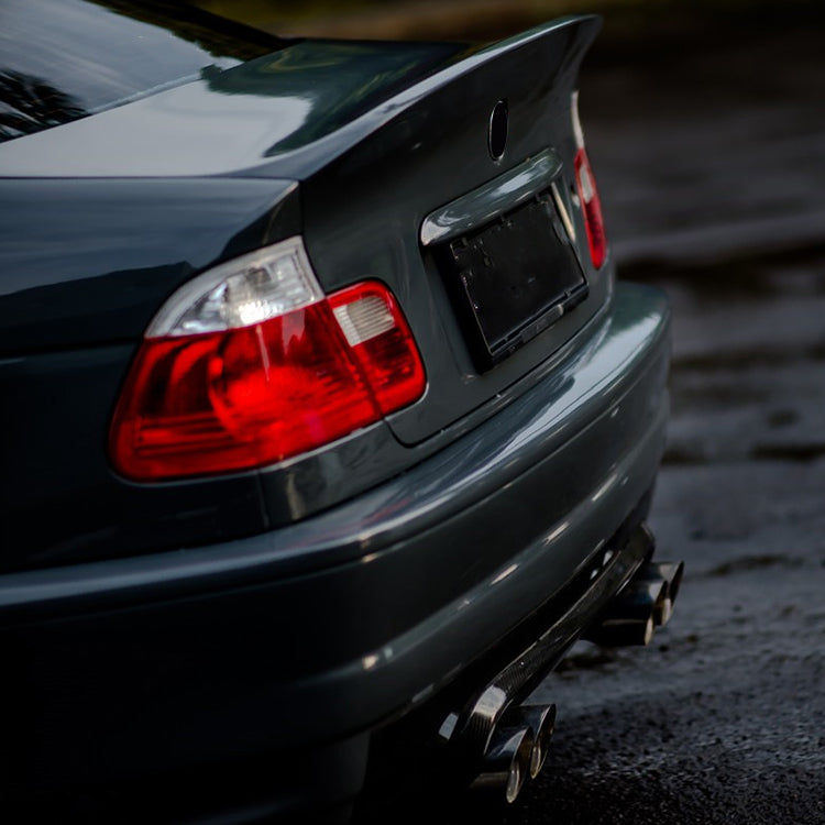 Eleron portbagaj compatibil cu BMW e46(1998-2005) CSL Look Design sedan negru lucios