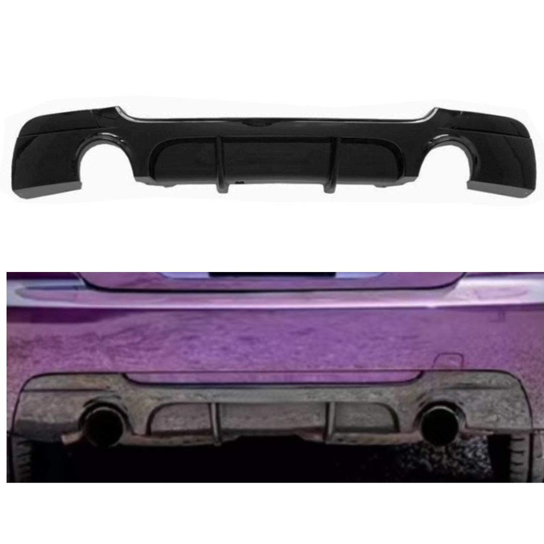 Difuzor bara spate model 335i Performance style compatibil cu BMW seria 3 e90(2005-2012) negru lucios