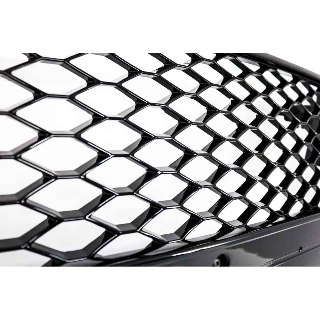 Grila centrala tip RS5 compatibila cu Audi A5 B8 Facelift (2012-2017) negru lucios