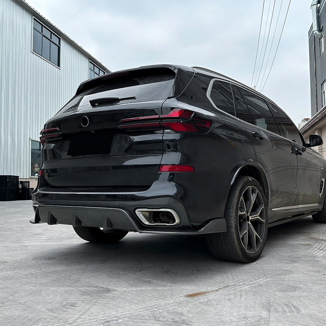 Set Prelungire Bara spate compatibila cu BMW X5 G05 negru lucios