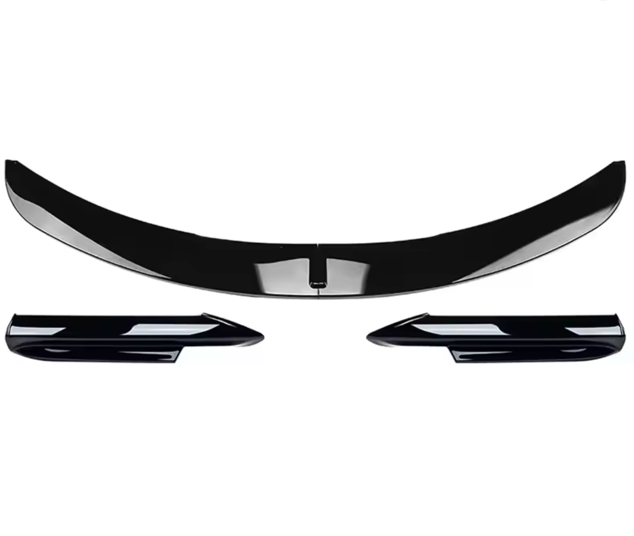 Lip prelungire bara fata M-tech Design compatibil cu BMW seria 3 E90 E91 NFL 2005-2008 negru lucios