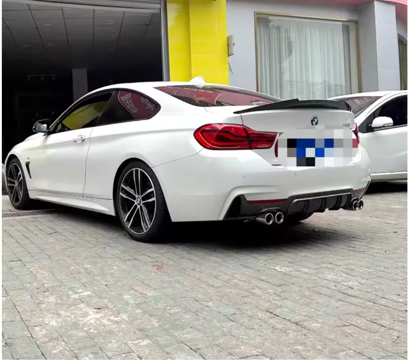 Eleron portbagaj M4 PSM style compatibil cu BMW seria 4 F32 coupe(2014-2020) negru lucios