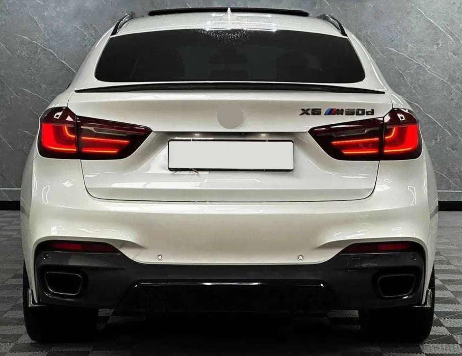 Eleron portbagaj compatibil cu BMW X6 F16(2014-2019) negru lucios