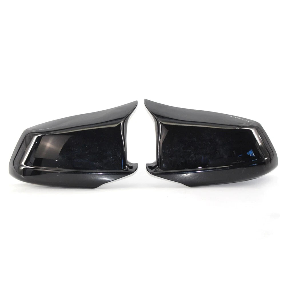 Capace oglinzi Batman Style compatibile cu BMW seria 5 F10 F11 Non-Facelift 2010-2013 Negru lucios cu CLIPSURI