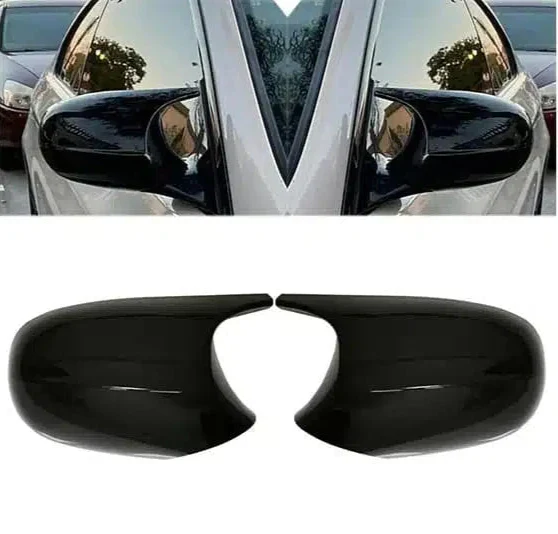 Capace oglinzi Batman style cu CLIPSURI compatibile cu BMW seria 3 E92 E93(2009-2013) Facelift negru lucios