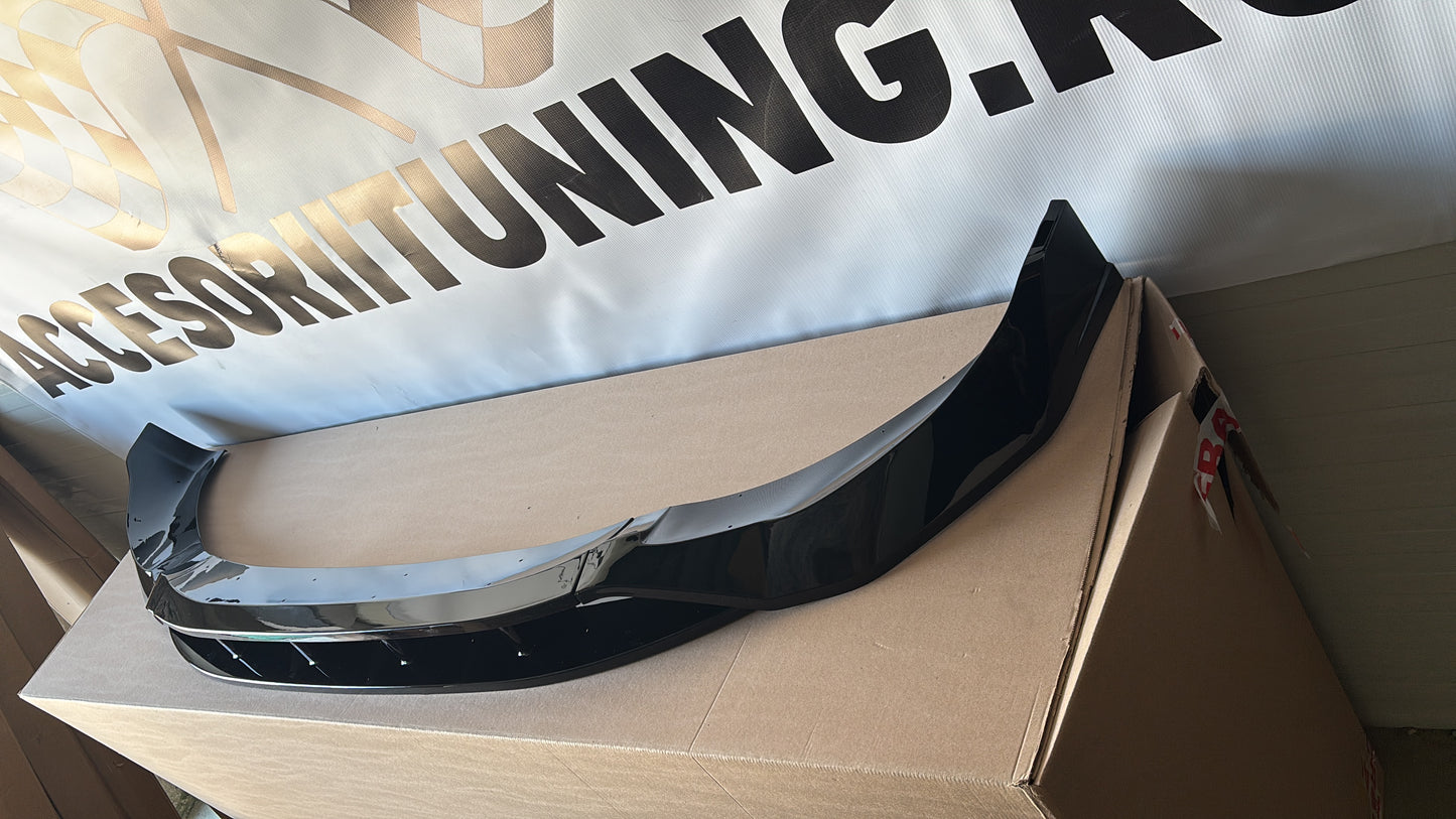 Lip prelungire bara fata compatibil cu BMW X3/X4 G01/G02(2018-2021) negru lucios