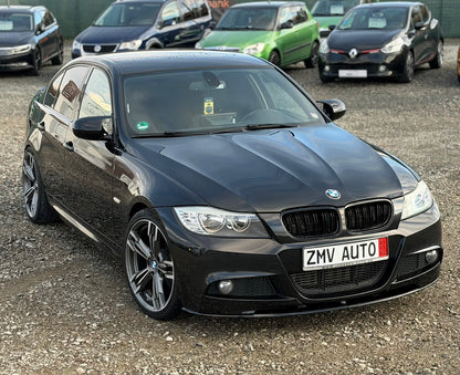 Lip prelungire bara fata compatibil cu BMW E90 E91 facelift 2009-2012 negru lucios