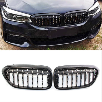 Grile centrale compatibile cu BMW seria 5 G30 G31 (2017-2020) negru lucios