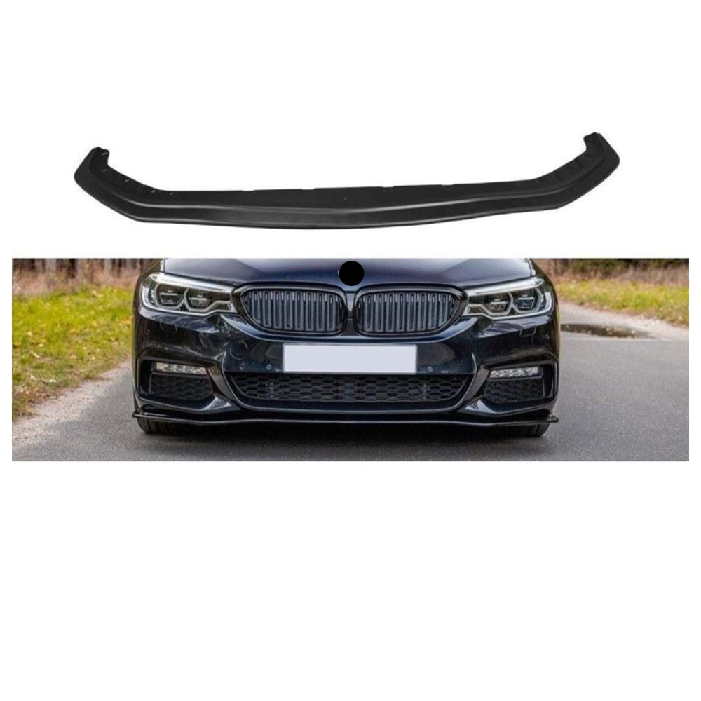 Lip prelungire bara fata V2 compatibil cu BMW Seria 5 G30 G31(2017-2020) Negru Lucios