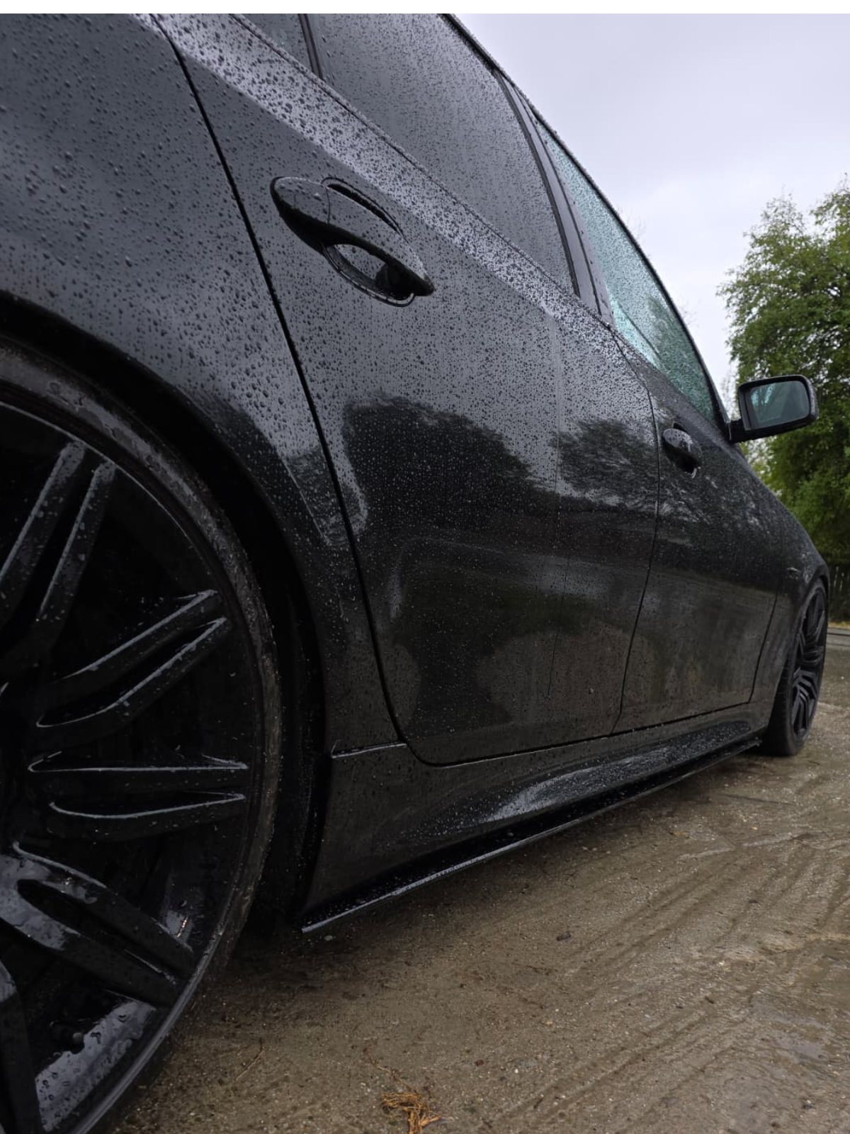 Prelungire praguri M-Performance compatibil BMW seria 5 E60 E61 (2003-2010) negru lucios