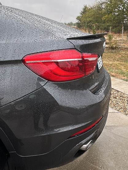 Eleron portbagaj compatibil cu BMW X6 F16(2014-2019) negru lucios