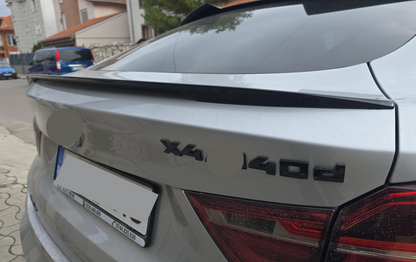 Eleron portbagaj compatibil cu BMW X4 F26(2014-2018) negru lucios