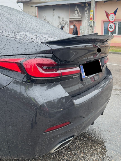 Eleron portbagaj compatibil cu BMW seria 5 G30 sedan 2017-up M4 PSM Design negru lucios