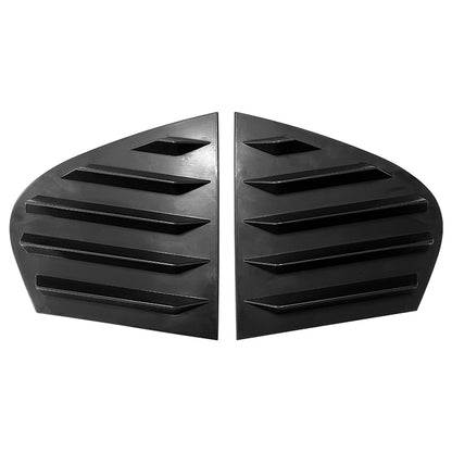 Ornamente Aero geamuri spate compatibile cu BMW seria 5 E60(2004-2010) negru lucios