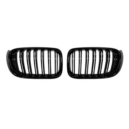 Grile centrale compatibile cu BMW X3 F25 (2014-2017) negru lucios