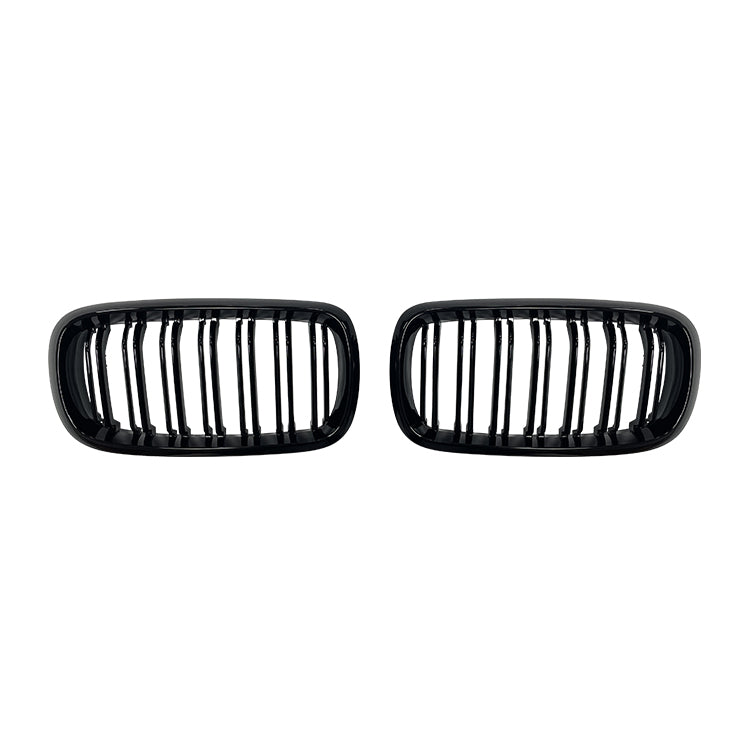 Grile centrale duble compatibile cu BMW X5 F15 (2014-2018) negru lucios