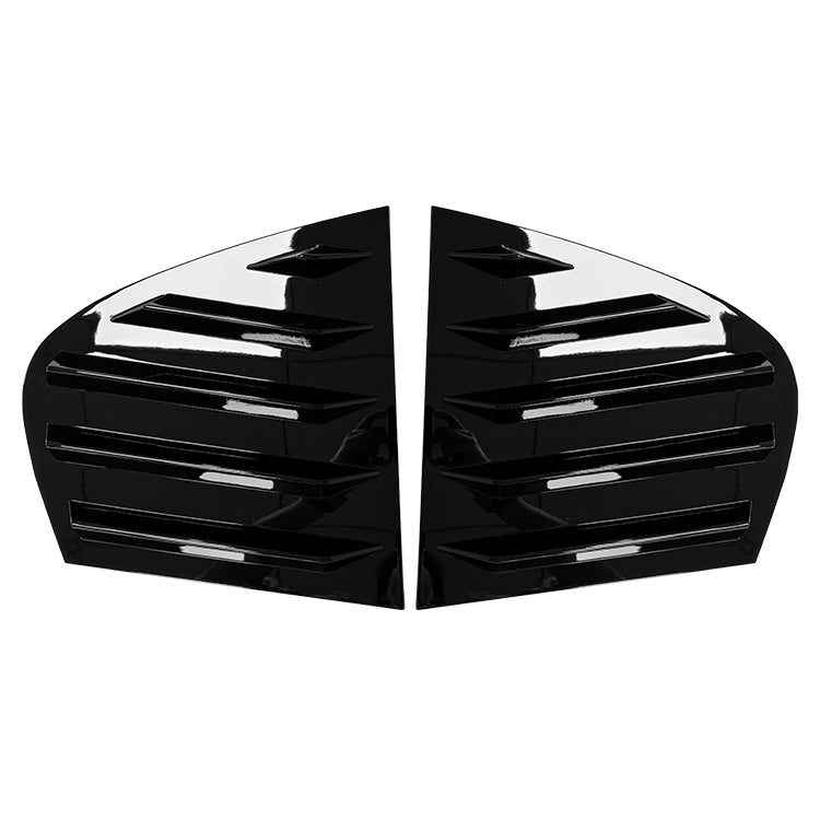 Ornamente Aero pentru geamuri spate compatibile cu BMW seria 3 E90(2005-2012) negru lucios