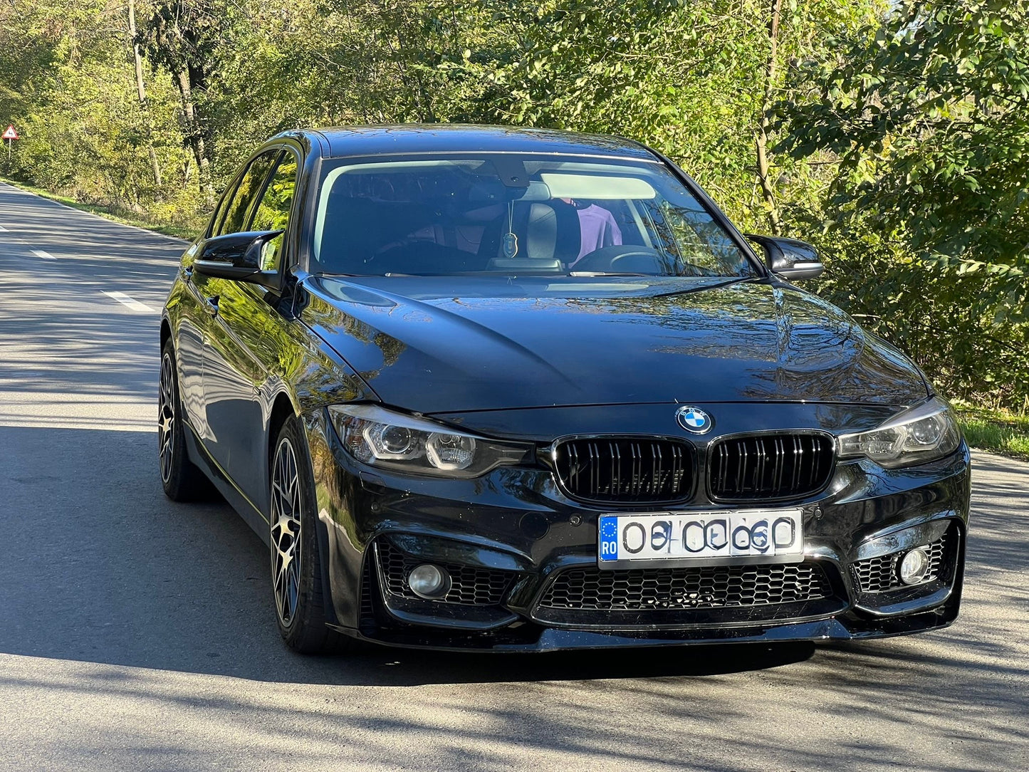 Lip prelungire bara fata M3 compatibil cu BMW Seria 3 F30/F31(2012-2018) negru lucios