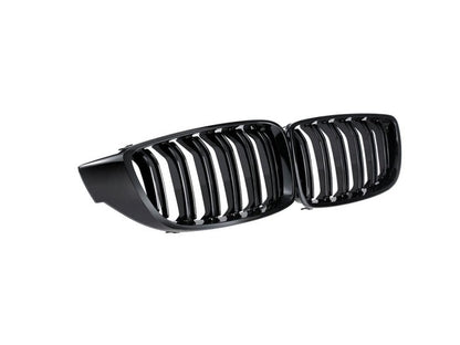 Grile centrale compatibile cu BMW seria 4 F32 F33 F36 model M4 negru lucios