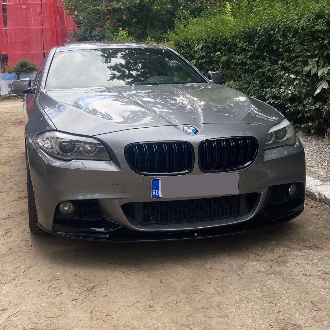 Lip prelungire bara fata M-Tech compatibil cu BMW Seria 5 F10 F11 (2011-2017) Negru Lucios