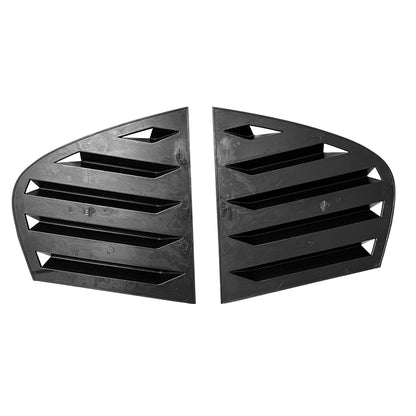 Ornamente Aero pentru geamuri spate compatibile cu BMW seria 3 E90(2005-2012) negru lucios