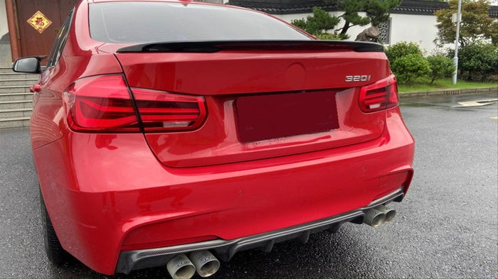Eleron portbagaj compatibil cu BMW seria 3 F30 sedan(2012-2018) negru lucios