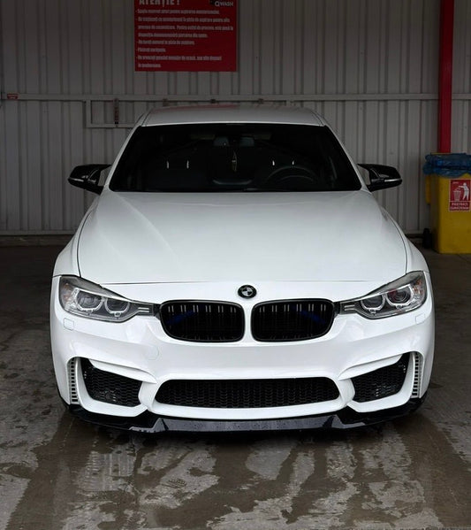 Lip prelungire bara fata compatibil cu BMW Seria 3 F30/F31(2012-2018) M3 Look Design negru lucios
