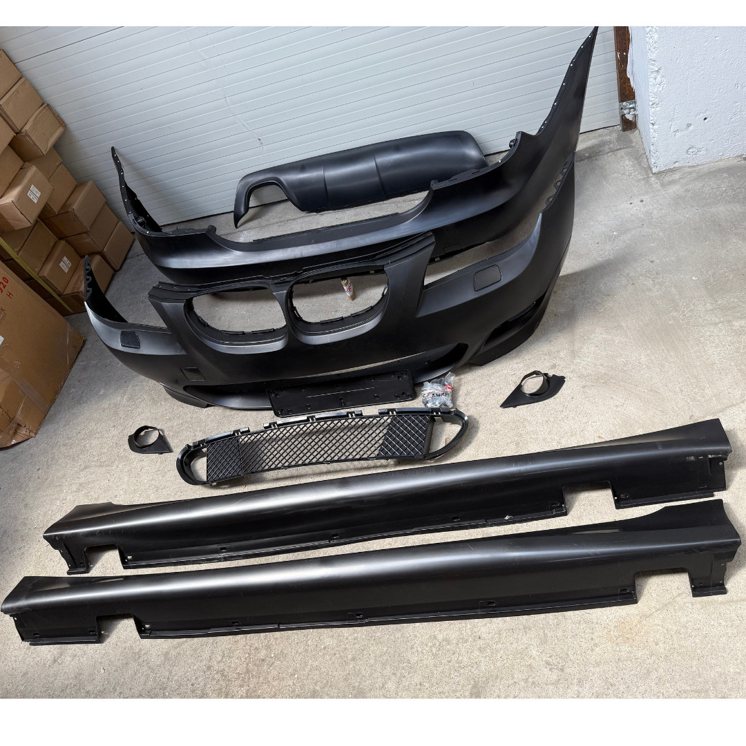Kit Exterior compatibil cu BMW Seria 5 E60 2007-2010 M-Technik Design cu PDC si Proiectoare ceata
