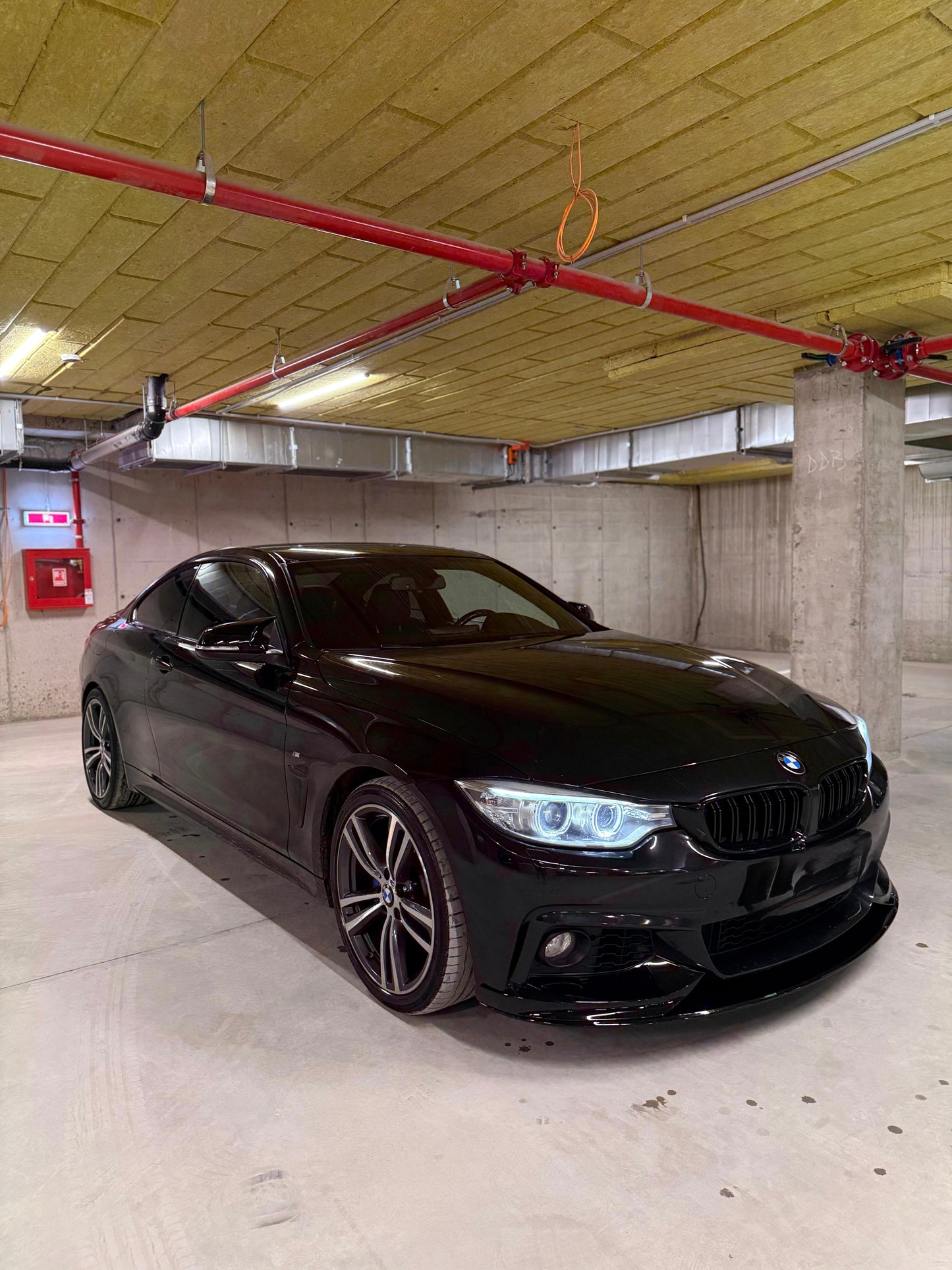 Lip prelungire bara fata M-Performance compatibil cu BMW Seria 4 F32 F33 F36(2012-2019) negru lucios