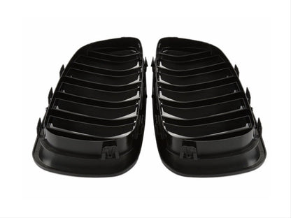 Grile centrale duble M5 style compatibile cu Bmw seria 5 F10 F11(2012-2016) negru lucios
