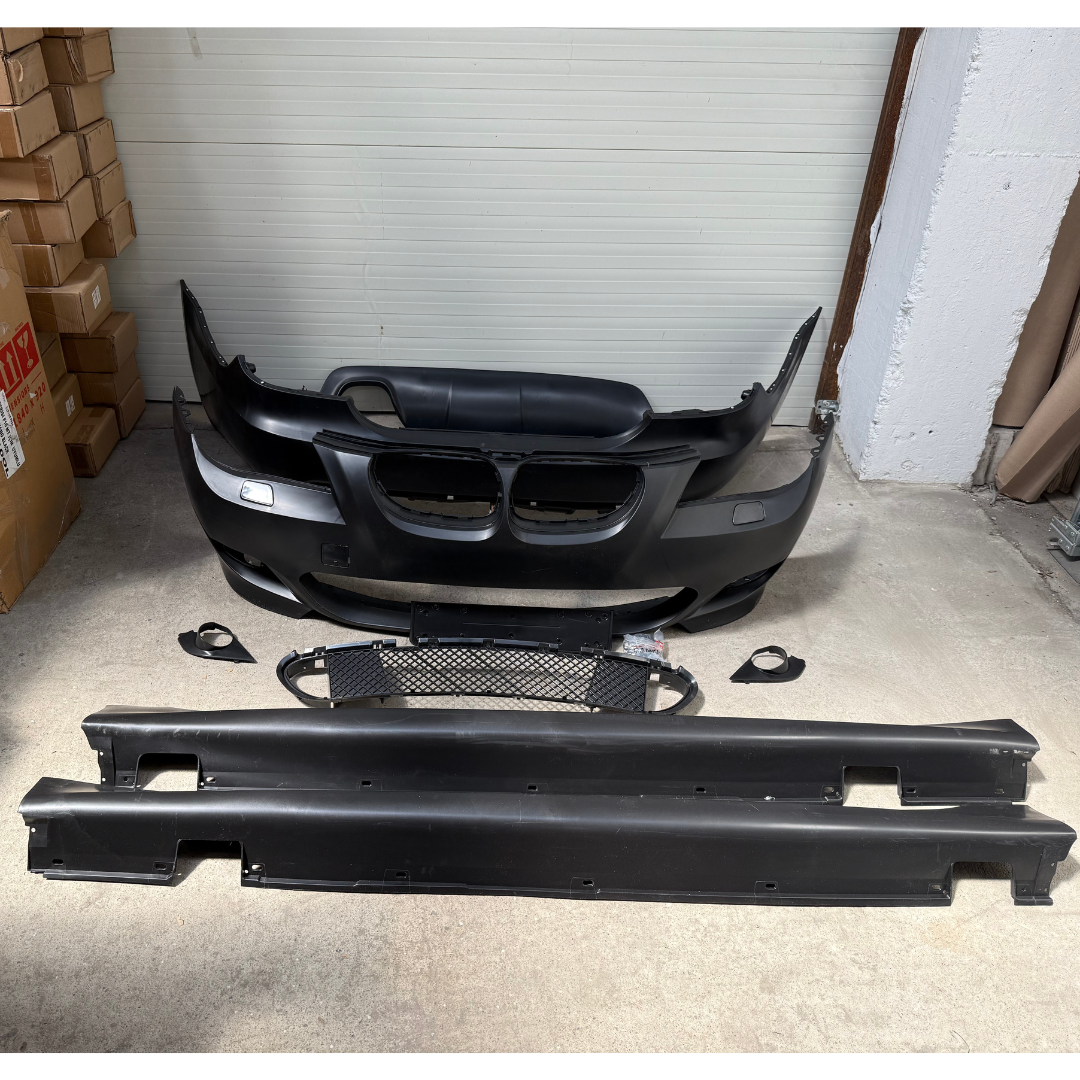 Kit Exterior compatibil cu BMW Seria 5 E60 2007-2010 M-Technik Design cu PDC si Proiectoare ceata