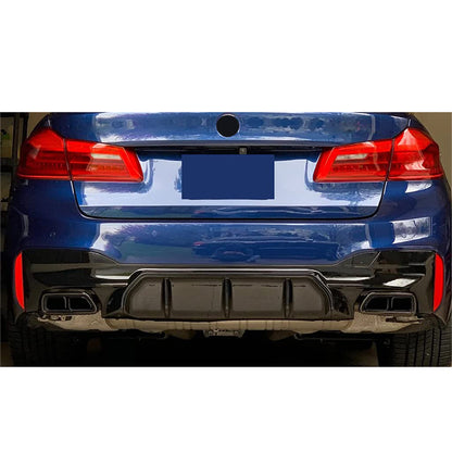 Difuzor bara spate M5 Look compatibil cu BMW seria 5 G30(2017-2022) negru lucios