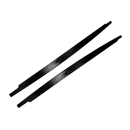 Prelungire praguri laterale compatibil Audi A4 B9 2016-2024 negru lucios