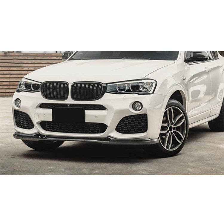 Grile centrale duble compatibile cu BMW X4 F26 (2014-2017) negru lucios