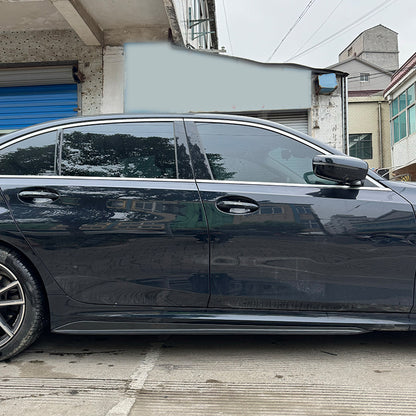 Prelungire praguri laterale compatibile cu BMW seria 3 G20 G21(2018-2023) negru lucios