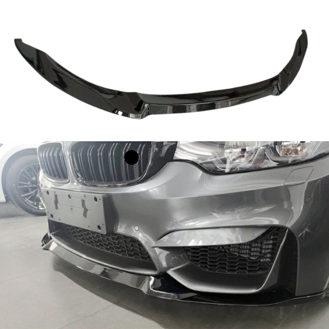 Lip prelungire bara fata M3 compatibil cu BMW Seria 3 F30/F31(2012-2018) negru lucios