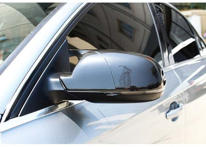 Capace oglinda Batman Style compatibile cu Audi A4 B8 2012-2016 Negru lucios
