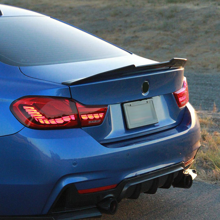 Eleron portbagaj M4 PSM style compatibil cu BMW seria 4 F36 GranCoupe(2014-2020) negru lucios