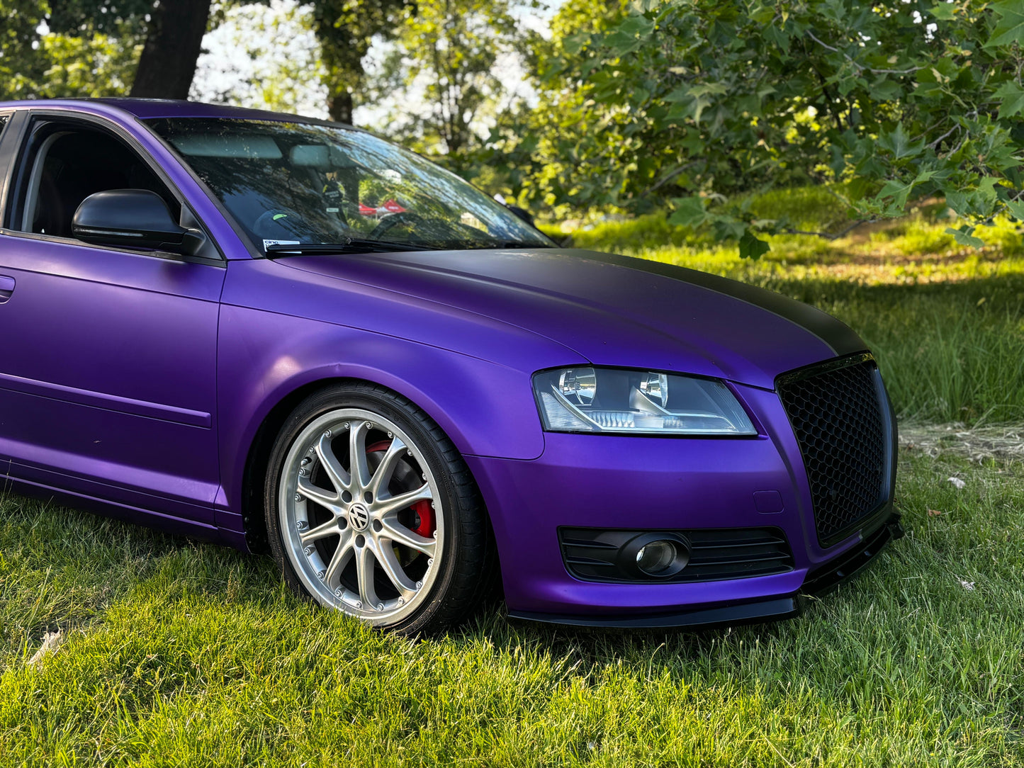 Lip prelungire bara fata S3 Design compatibil cu Audi A3 8P 2008-2013 negru lucios