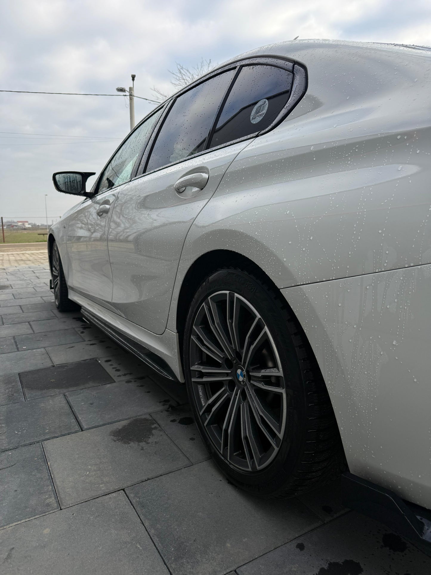 Prelungire praguri laterale compatibile cu BMW seria 3 G20 G21(2018-2023) negru lucios