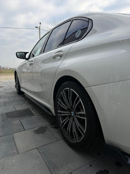 Prelungire praguri laterale compatibile cu BMW seria 3 G20 G21(2018-2023) negru lucios
