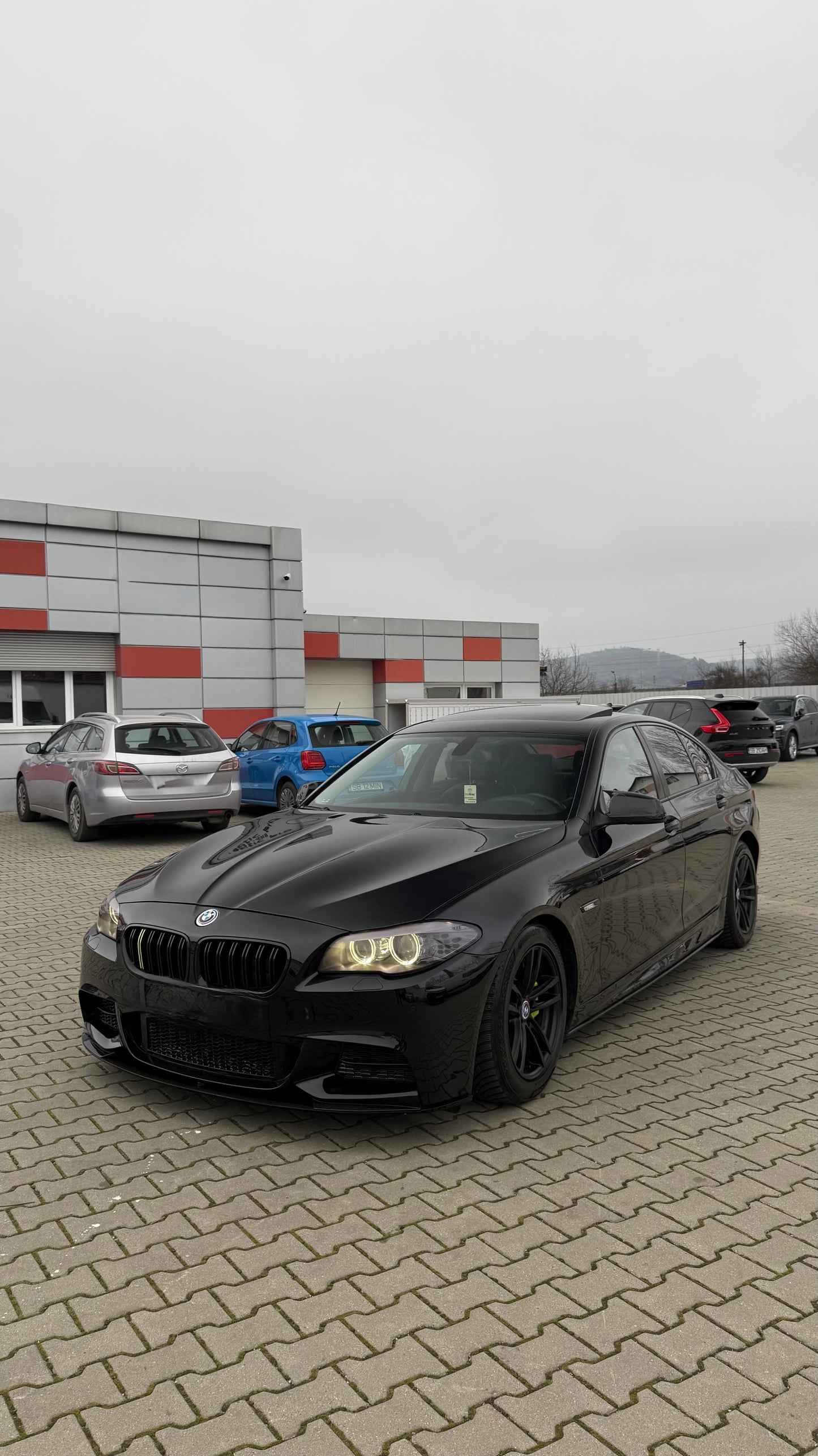 Prelungire praguri M-Tech BMW seria 5 F10 F11(2010-2017) negru lucios