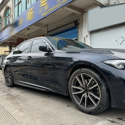 Prelungire praguri laterale compatibile cu BMW seria 3 G20 G21(2018-2023) negru lucios