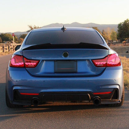 Eleron portbagaj M4 PSM style compatibil cu BMW seria 4 F36 GranCoupe(2014-2020) negru lucios