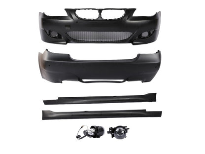 Pachet Exterior compatibil cu BMW Seria 5 E60 2003-2010 M5 Design cu PDC si Proiectoare ceata
