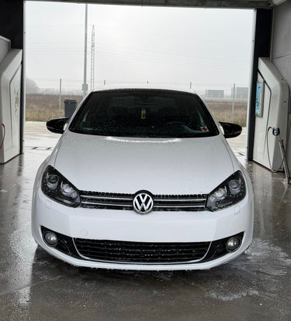 Capace oglinda Batman Style compatibile cu VW Golf 6 negru lucios