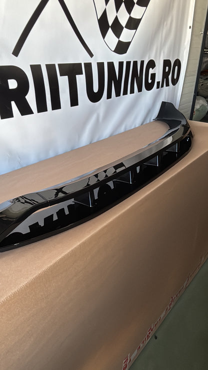Lip prelungire bara fata compatibil cu BMW X3/X4 G01/G02(2018-2021) negru lucios
