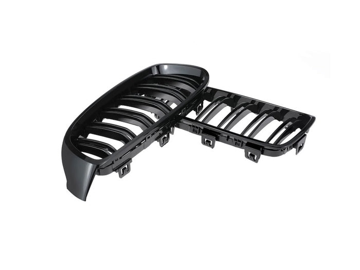 Grile centrale compatibile cu BMW seria 4 F32 F33 F36 model M4 negru lucios