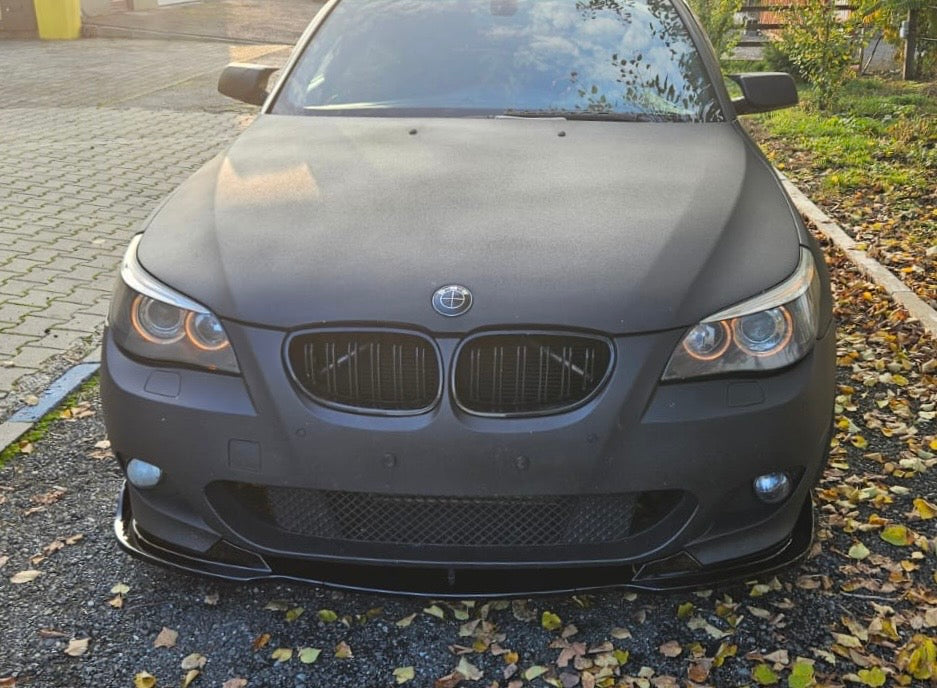 Lip prelungire bara fata M-Tech Hamann Look compatibil cu Bmw Seria 5 e60 e61(2003-2010) negru lucios