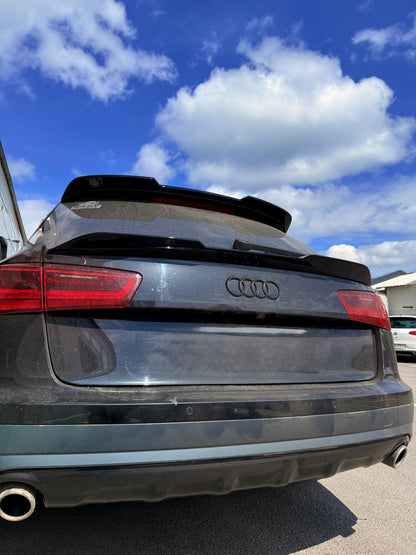 Eleron portbagaj M4 Style compatibil cu Audi A6 C7 Avant (2010-2018) negru lucios